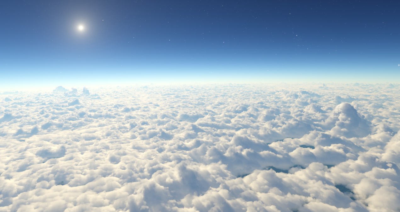 Несколько скриншотов с прогрессом разработки облаков.